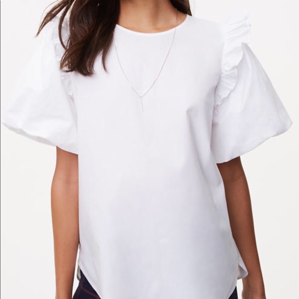 ANN TAYLOR LOFT DRAMA QUEEN TOP